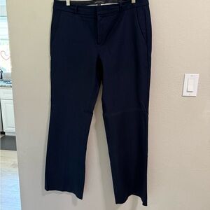 Banana Republic Logan Fit Navy Straight-Leg Dress Pants Size 14
